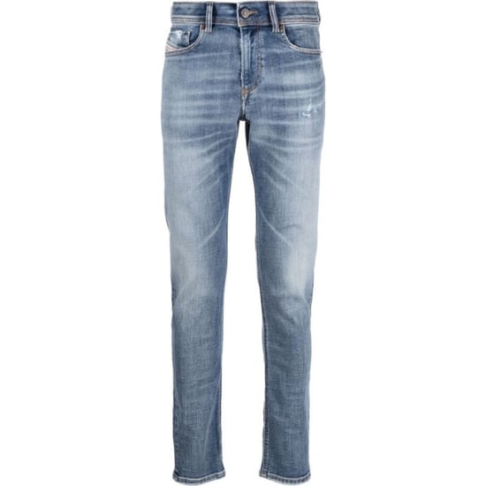 Diesel 1979 Sleenker effen lichtblauwe vervaagde denimjeans - Image 1
