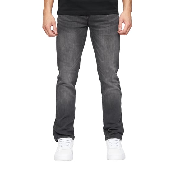 Crosshatch Heren Svelte Stretch Jeans (Gewassen grijs) - Image 1