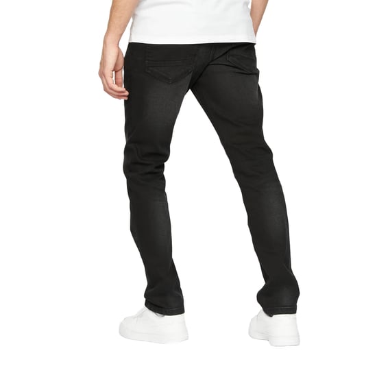 Crosshatch Heren Svelte Stretch Jeans (Gewassen Zwart) - Image 2
