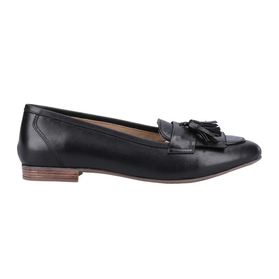 Hush Puppies Dames/Dames Marissa Leren Tassel Loafers (Zwart) - Image 1