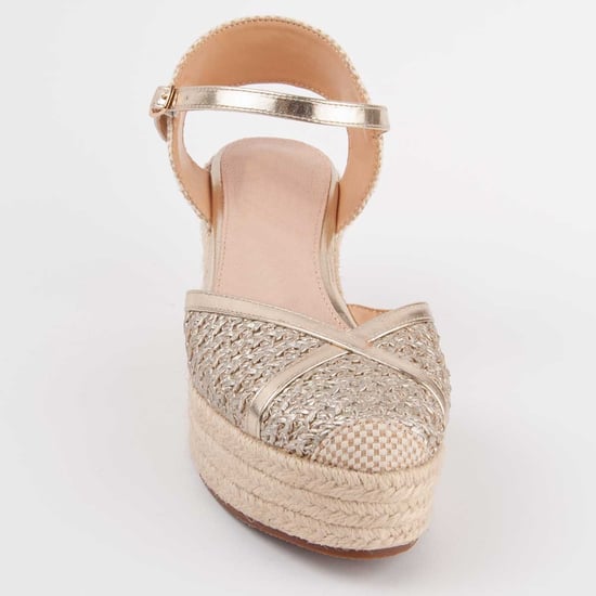 Montevita Espadrilles Met Een Sleehak Balenci9 Goud - Image 3