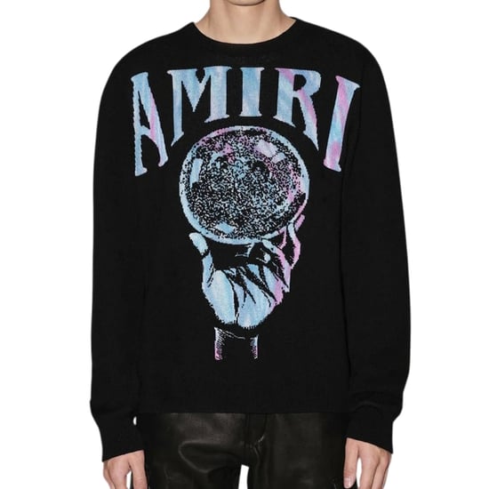 Amiri Crystal Ball Design zwarte gebreide trui - Image 3