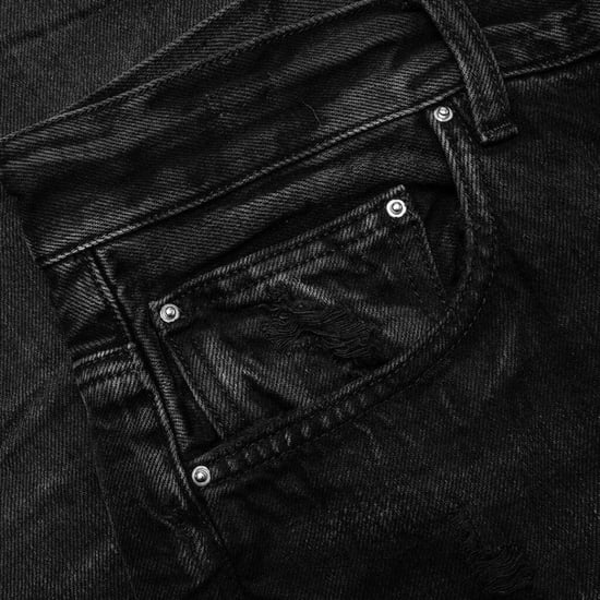 Amiri Stack vervaagde zwarte jeans met rechte pasvorm - Image 4