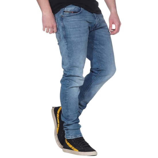 Diesel Tepphar-X skinny-fit effen blauwe jeans - Image 3
