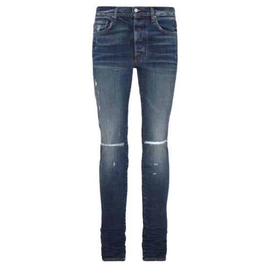 Amiri Slim Fit Slash Deep Klassieke blauwe denimjeans - Image 1