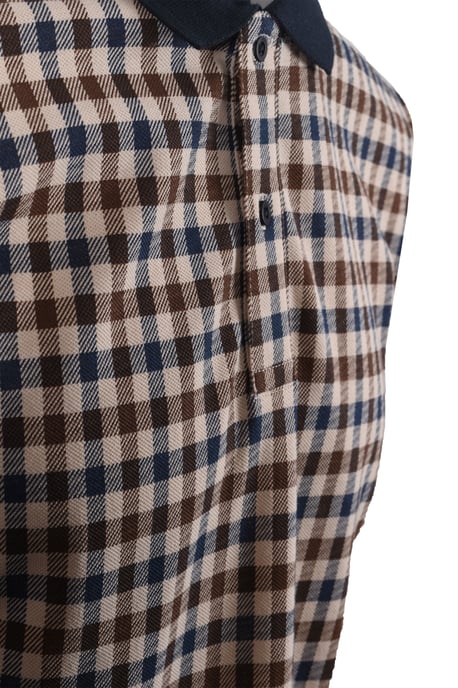 Aquascutum Iconische Polo Marine - Image 3