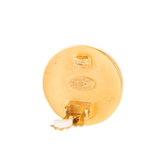 CC Round Clip On Earrings  Oorbellen - Image 4
