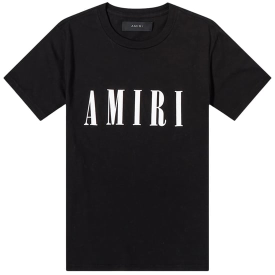 Amiri groot merklogo zwart T-shirt - Image 1