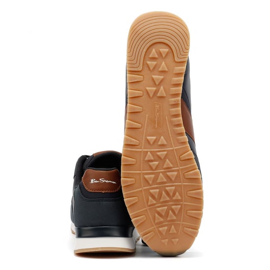 Ben Sherman Owen Retro Heren Sportschoenen Bruin/Navy - Image 4