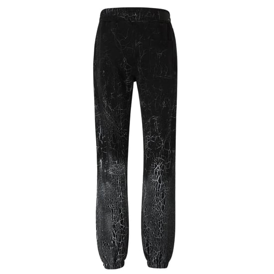 Amiri gebarsten kleurstof logo zwarte joggingbroek - Image 2