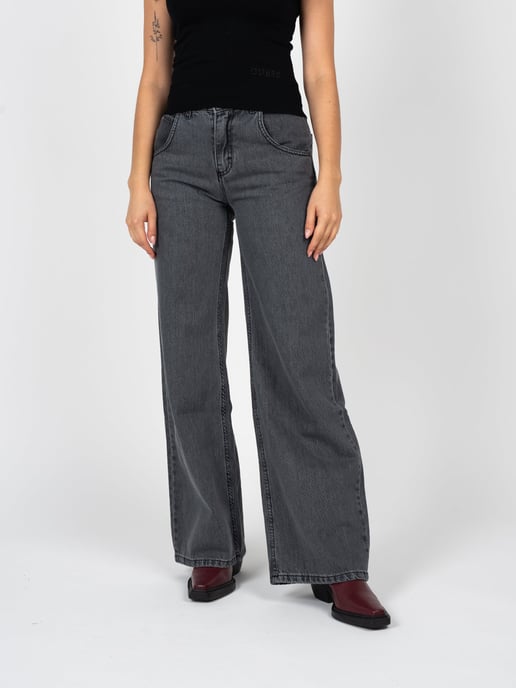 La Haine Inside Us Jeans Wide Leg Vrouw Grijs - Image 3
