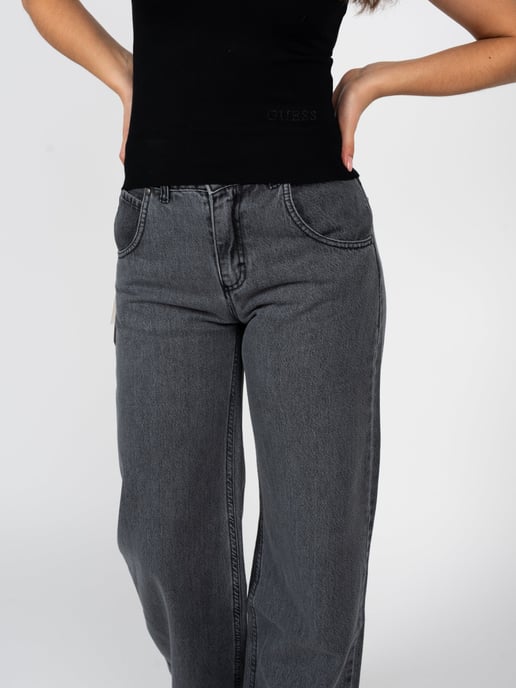 La Haine Inside Us Jeans Wide Leg Vrouw Grijs - Image 4