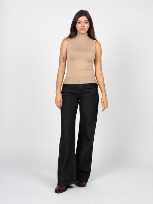 La Haine Inside Us Jeans Wide Leg Vrouw zwart - Image 2
