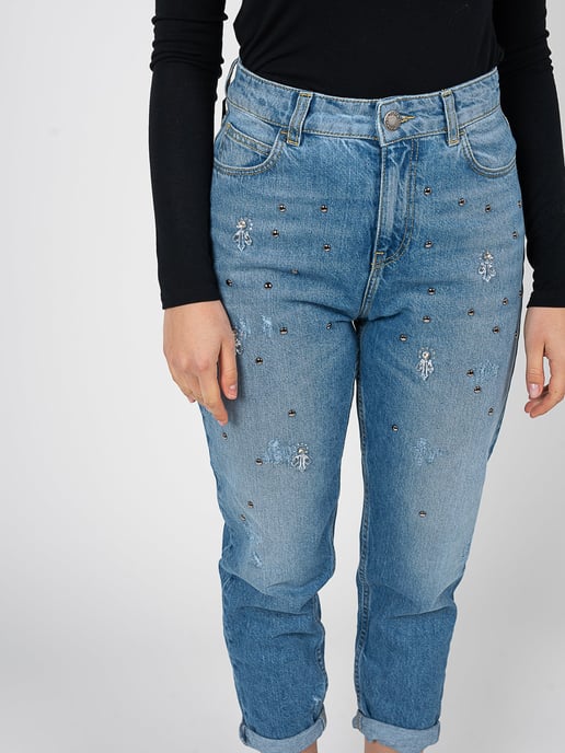 Pinko broek Maurice Vrouw blauw - Image 4