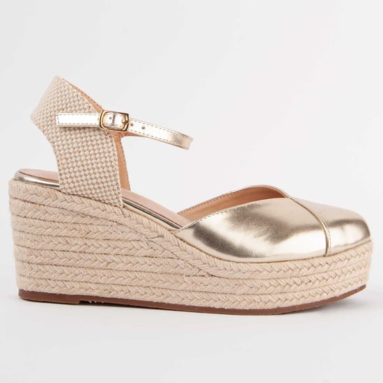 Montevita Espadrilles Met Sleehak Balenci3 Goud - Image 1