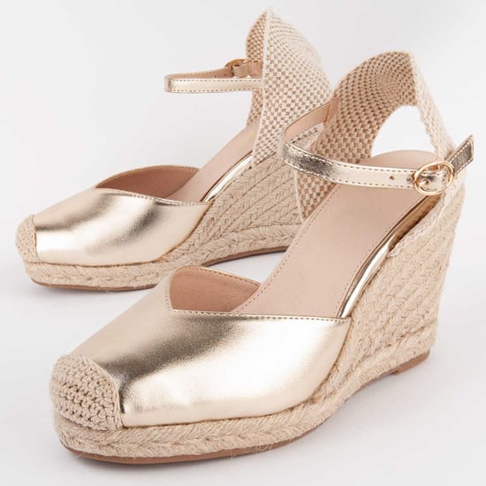 Montevita Espadrilles Met Sleehak Balenci4 Goud - Image 6