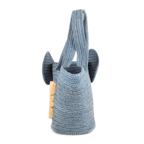 Elephant Raffia Tote Handtas - Image 3