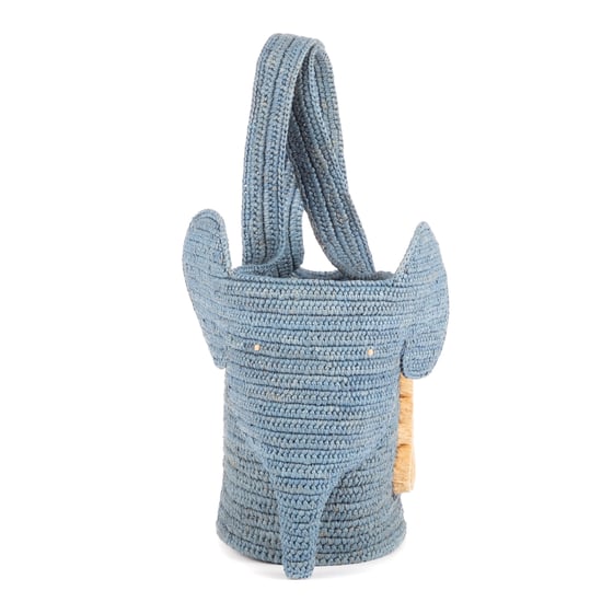 Elephant Raffia Tote Handtas - Image 5