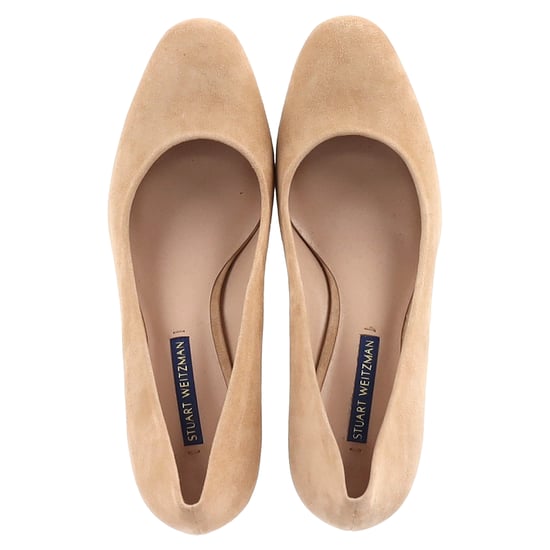 Stuart Weitzman Mary Ann 60 Pumps in Beige Suède - Image 3