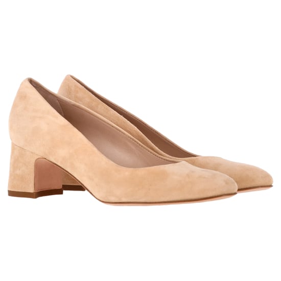 Stuart Weitzman Mary Ann 60 Pumps in Beige Suède - Image 4