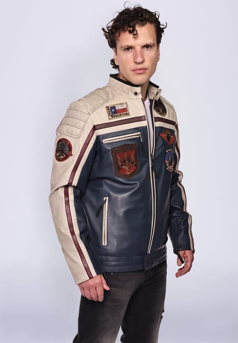 Top Gun leren jas TGJ1005 - Image 2