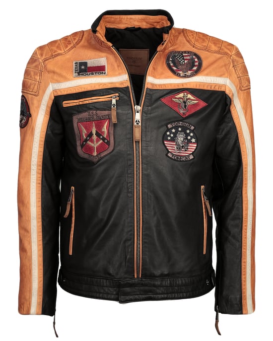 Top Gun leren jas TGJ1005 - Image 1