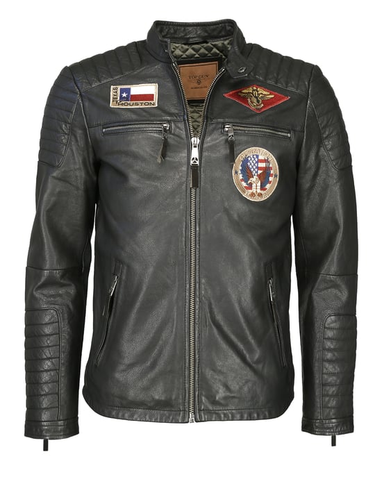 Top Gun leren jas TG20192023 - Image 1