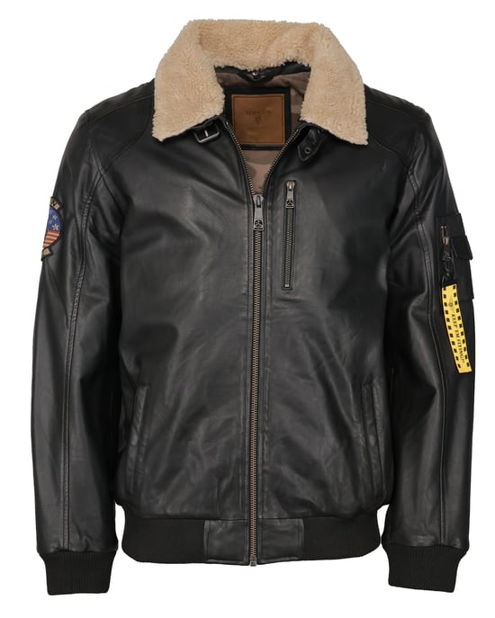 Top Gun leren jas TG20193144 - Image 1