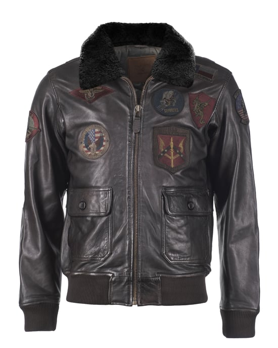 Top Gun leren jas TGJ1001 - Image 1
