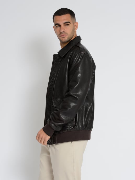 Top Gun leren jas TG2023003 - Image 3