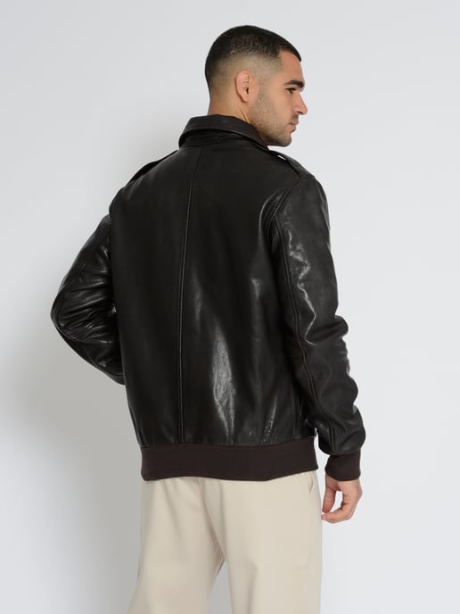 Top Gun leren jas TG2023003 - Image 4