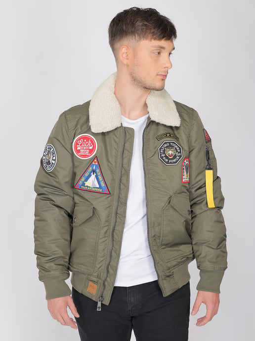 Top Gun bomberjack TG23003 met imitatiebontkraag - Image 2