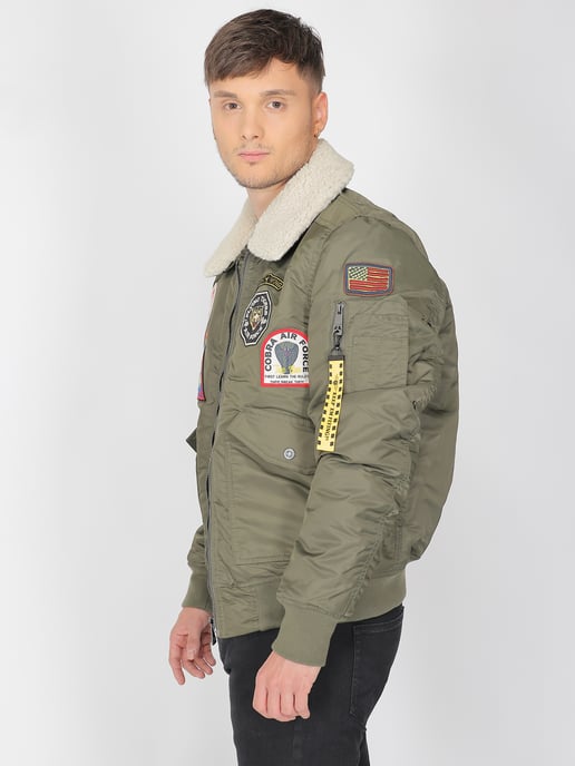 Top Gun bomberjack TG23003 met imitatiebontkraag - Image 3