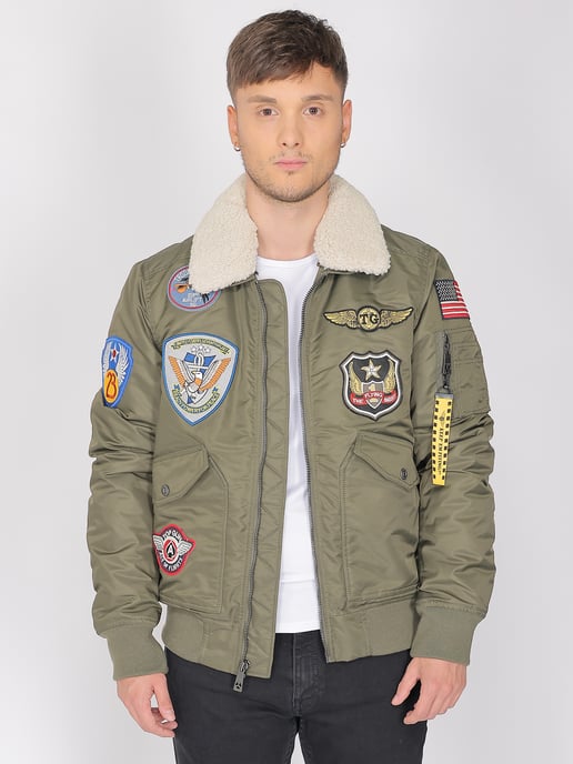 Top Gun bomberjack TG23005 met imitatiebontkraag - Image 2