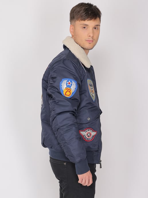 Top Gun bomberjack TG23005 met imitatiebontkraag - Image 3