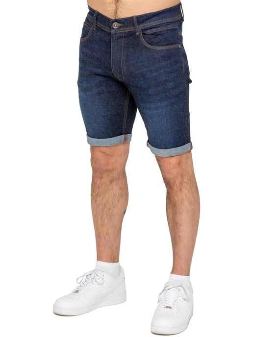 Enzo | Heren Slim Fit Denim Shorts - Image 2