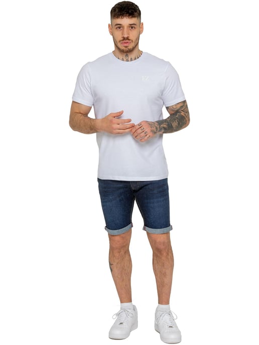 Enzo | Heren Slim Fit Denim Shorts - Image 5