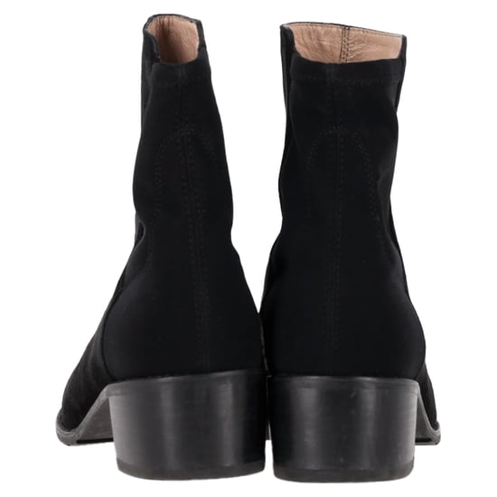 Stuart Weitzman Enkelboots in Zwart Suède - Image 5