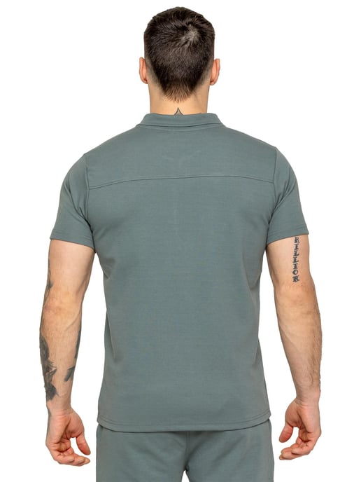 Enzo heren poloshirt met rits - Image 3