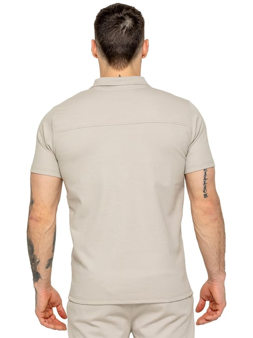 Enzo heren poloshirt met rits - Image 3