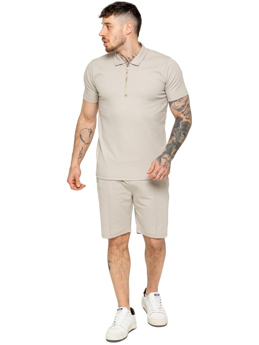 Enzo heren poloshirt met rits - Image 4