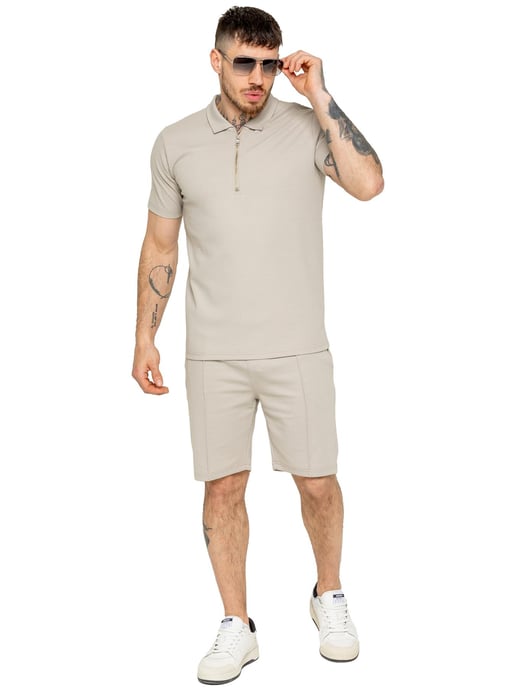 Enzo heren poloshirt met rits - Image 5