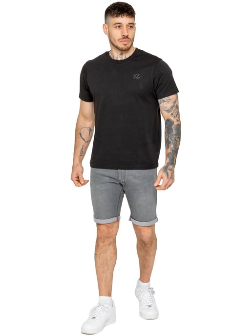 Enzo | Heren Slim Fit Denim Shorts - Image 4