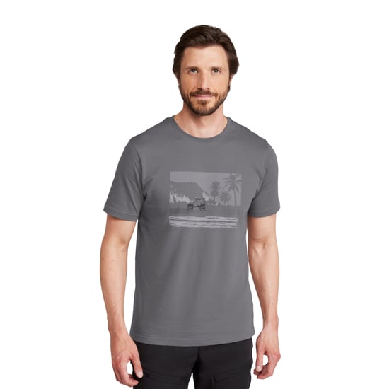 Mountain Warehouse Heren Ocean Drive T-Shirt (Donkergrijs) - Image 1