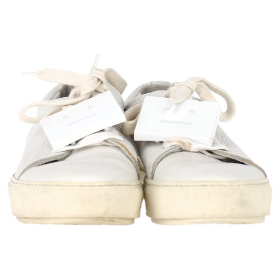 Acne Studios Adriana Low-Top Sneakers in White Leather - Image 2
