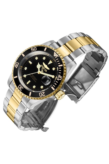 Invicta Pro Diver 26973 Heren Horloge - Quartz Uurwerk - Roestvrij Staal met zwarte Wijzerplaat - 40mm - Image 2