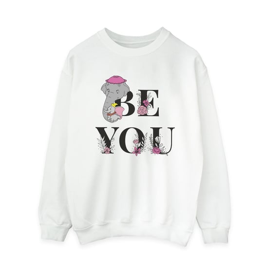 Disney Dames/Dames Dumbo Be You Sweatshirt (Wit) - Image 1