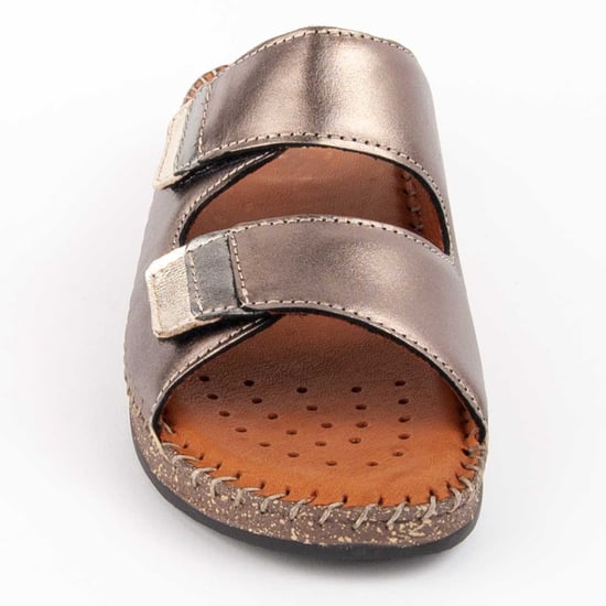 Purapiel Sandalen Met Een Sleehak Leida2 Brons - Image 3
