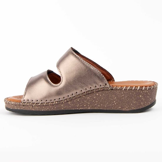 Purapiel Sandalen Met Een Sleehak Leida2 Brons - Image 4
