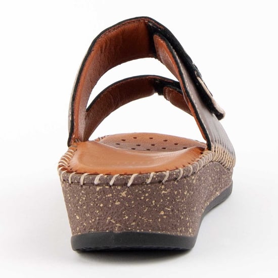 Purapiel Sandalen Met Een Sleehak Leida2 Brons - Image 5